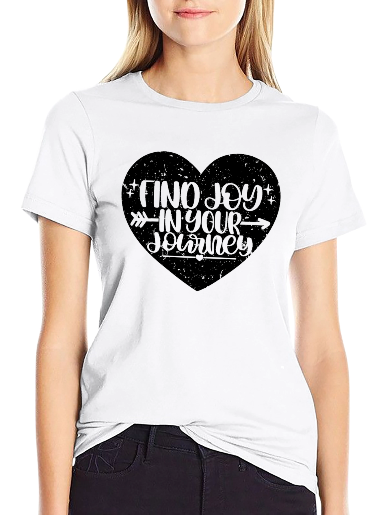 Find Joy in Your Journey Black T-Shirt