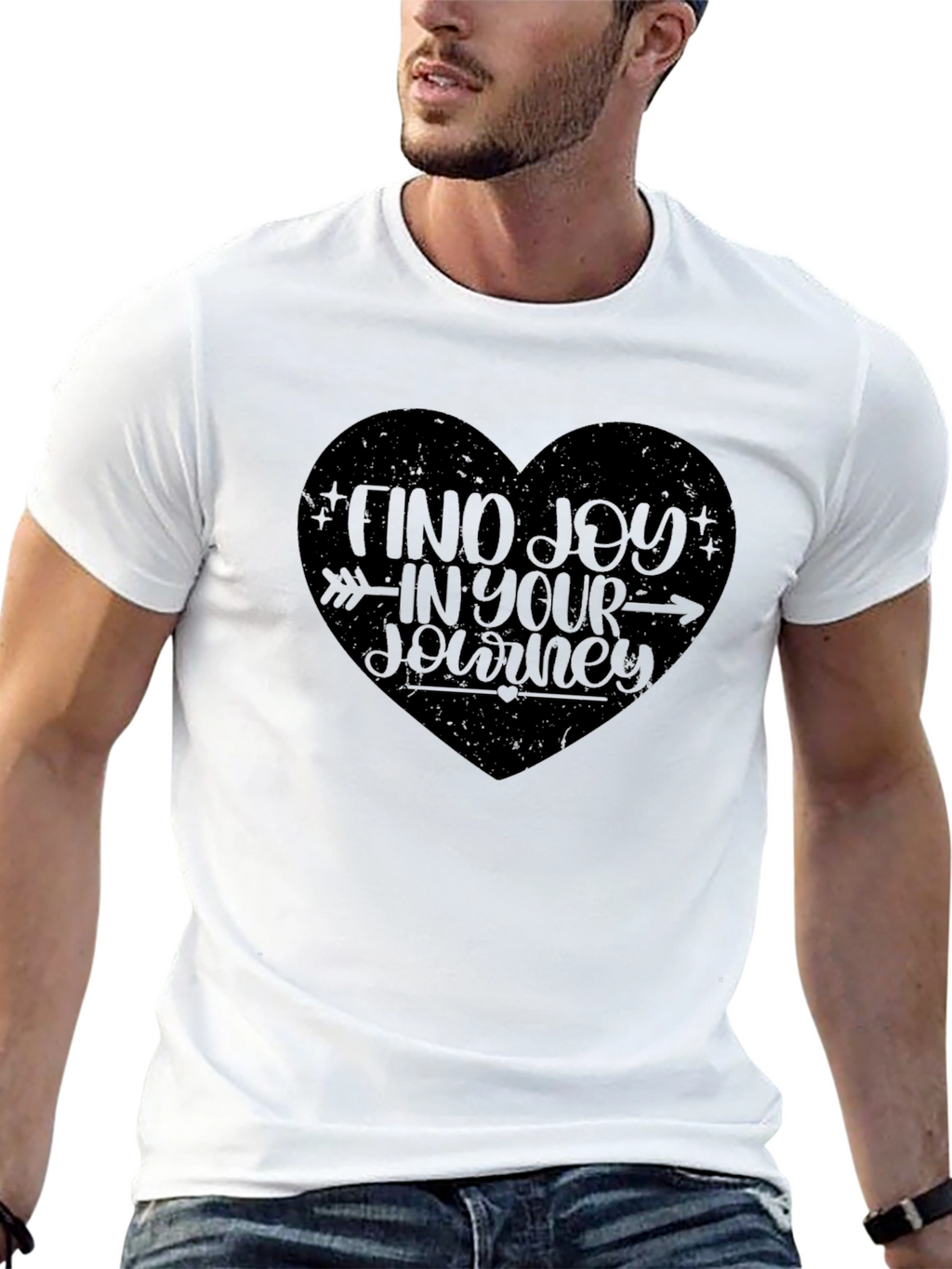 Find Joy in Your Journey Black T-Shirt