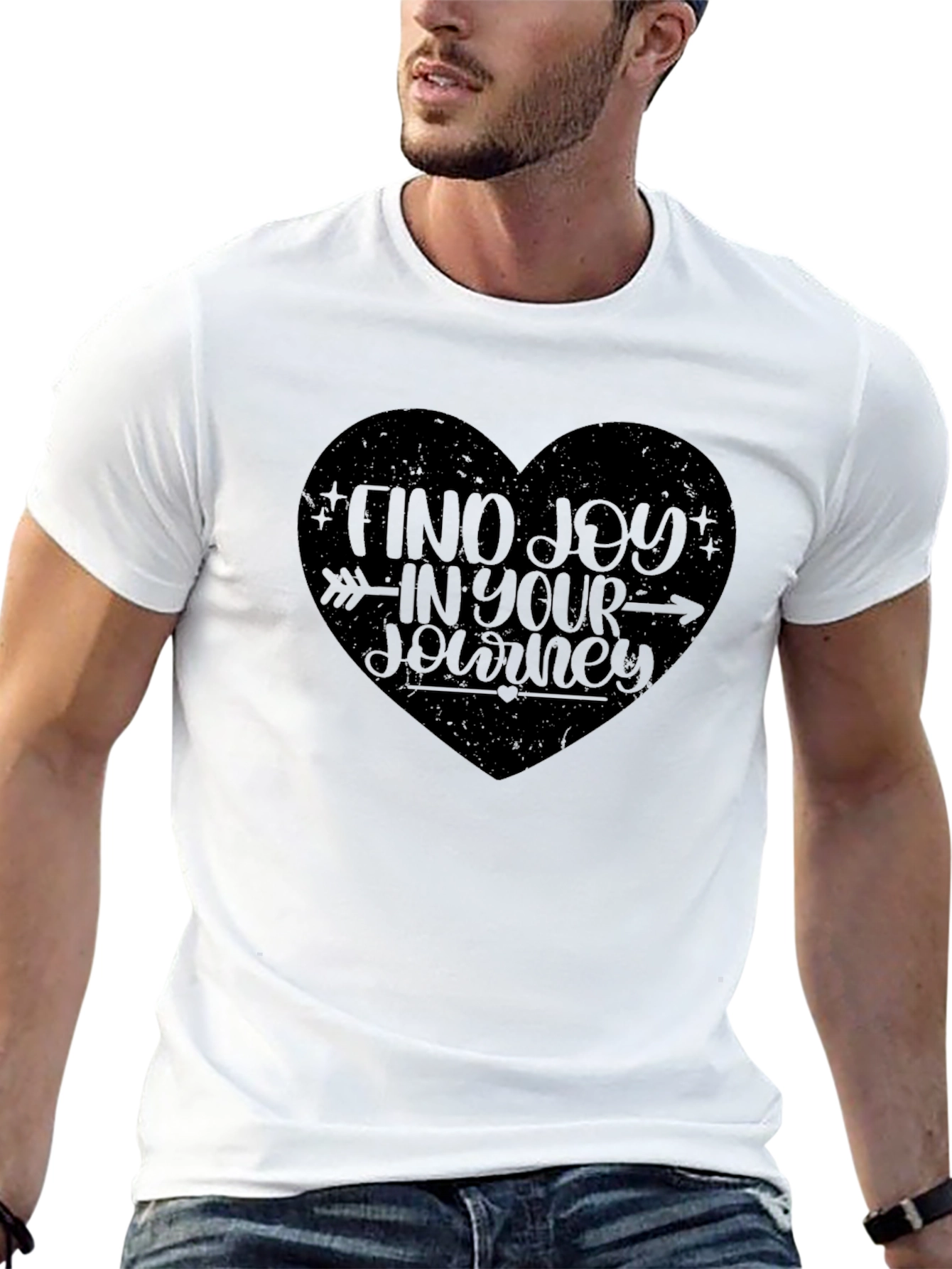 Find Joy in Your Journey Black T-Shirt