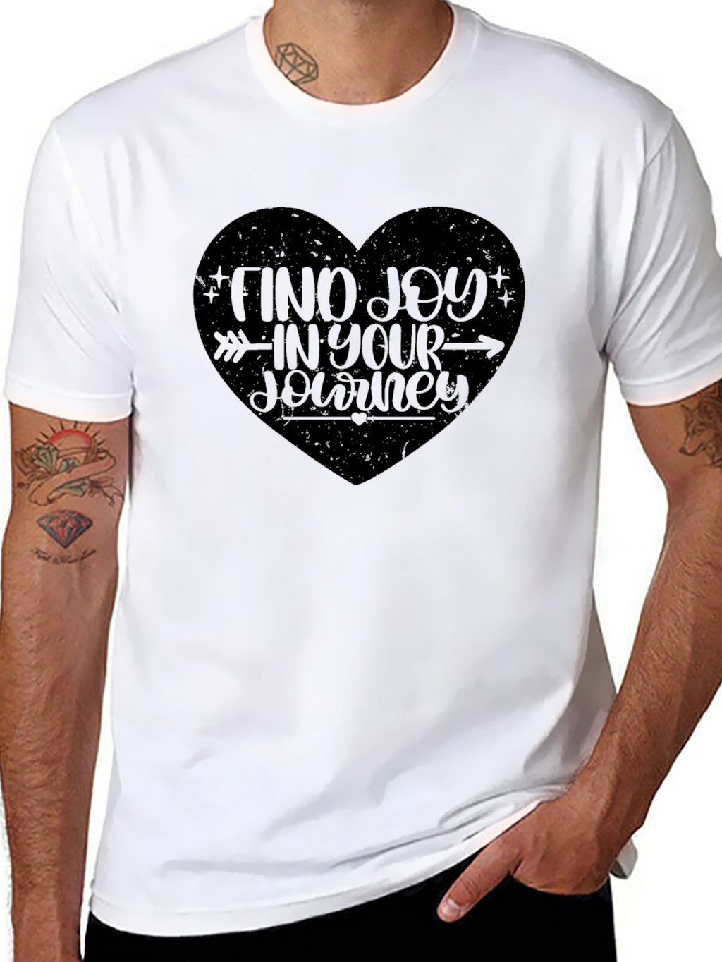 Find Joy in Your Journey Black T-Shirt