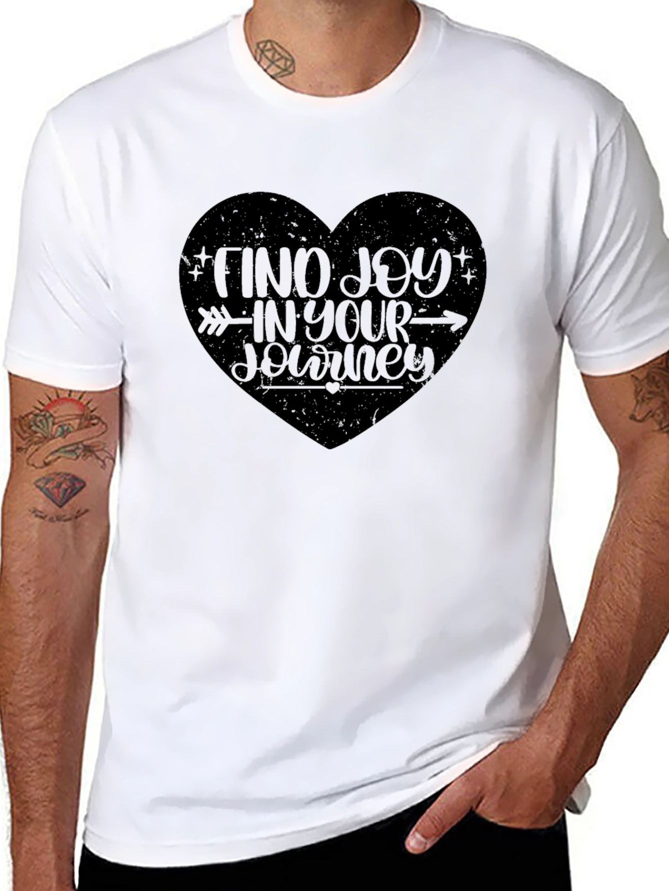 Find Joy in Your Journey Black T-Shirt