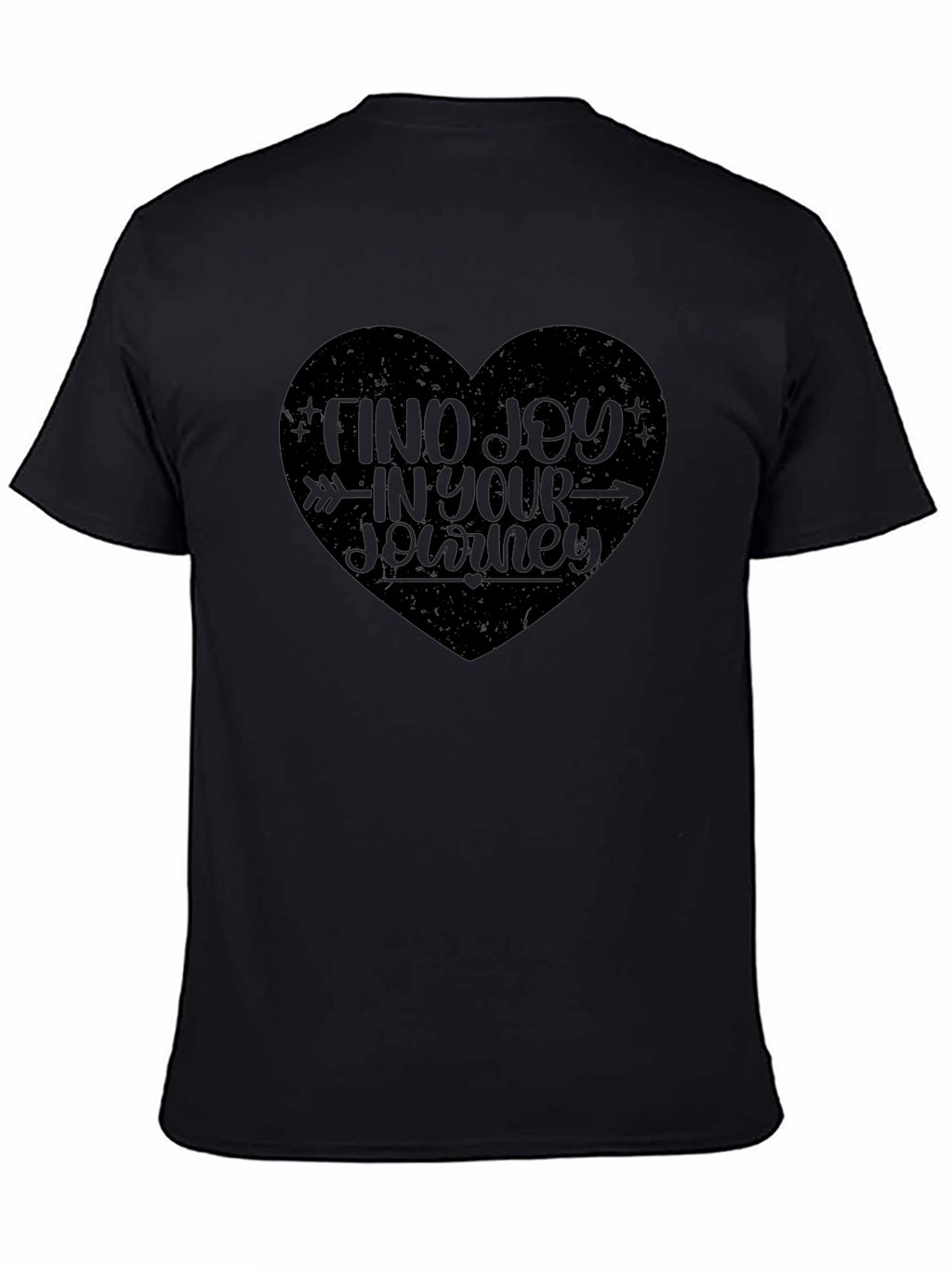 Find Joy in Your Journey Black T-Shirt