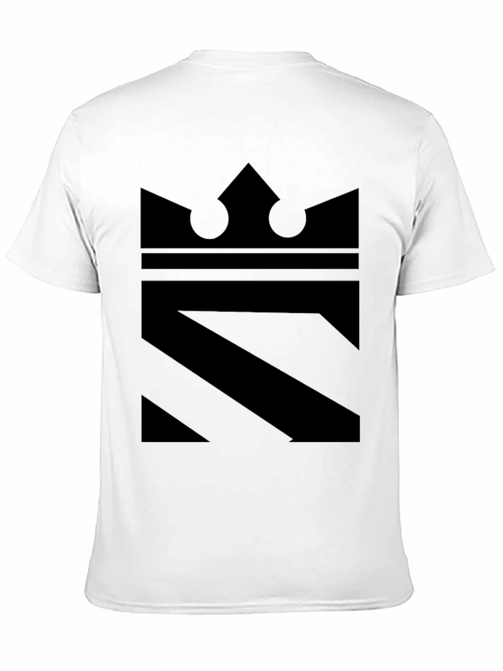 Crown Graphic Black T-Shirt - Modern Style