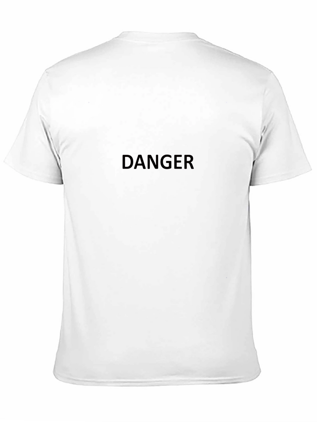 Danger Graphic Tee - Black Short Sleeve T-Shirt