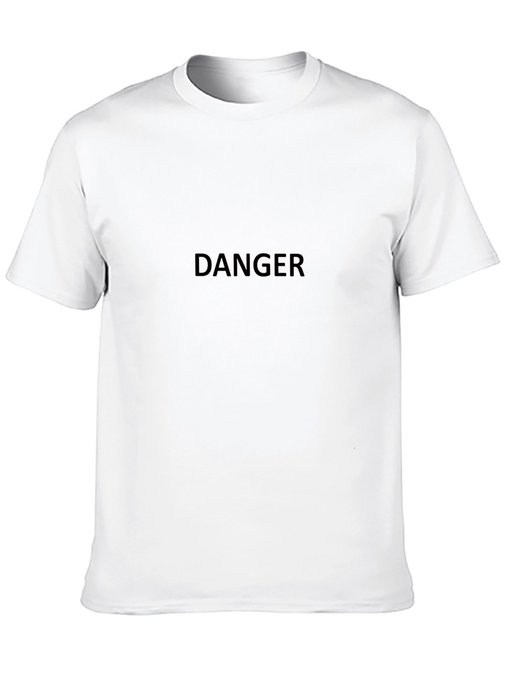 Danger Graphic Tee - Black Short Sleeve T-Shirt