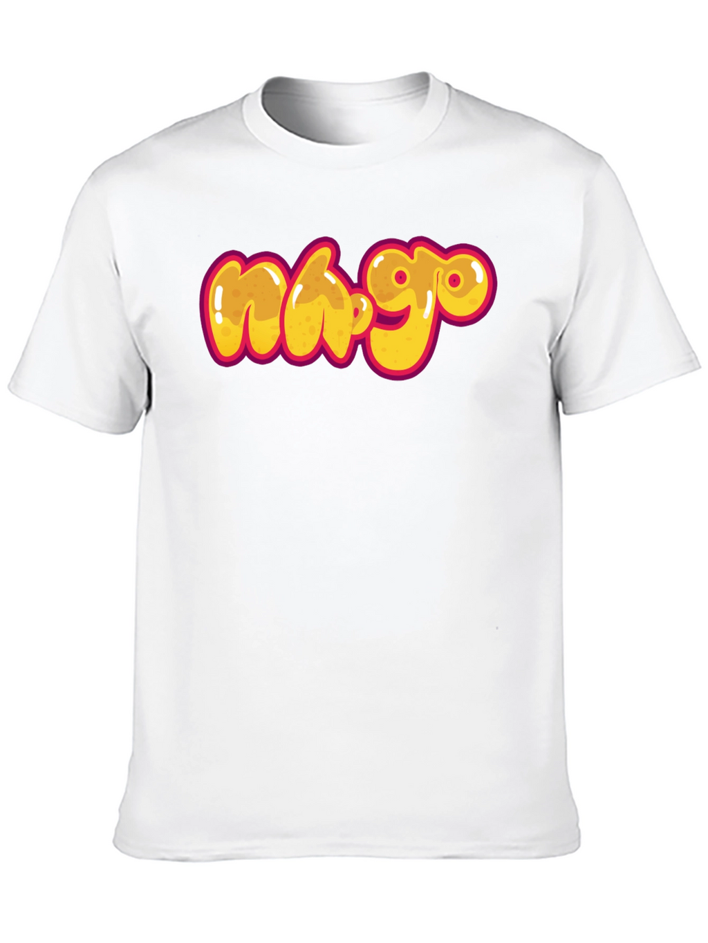 Black Graphic Tee - Cartoon Graffiti Style Print