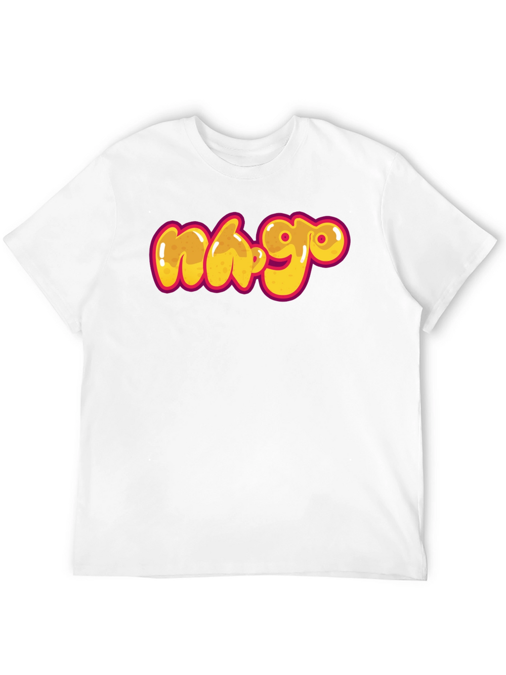 Black Graphic Tee - Cartoon Graffiti Style Print