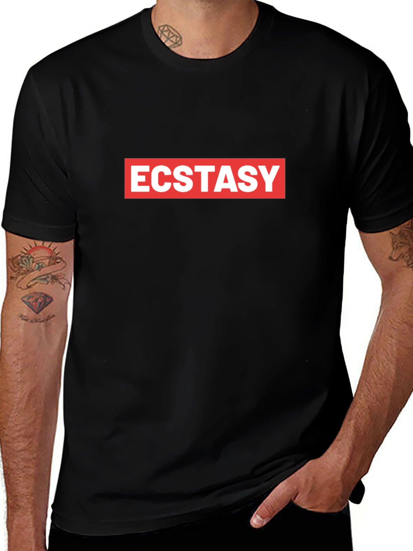 Ecstasy Black T-Shirt