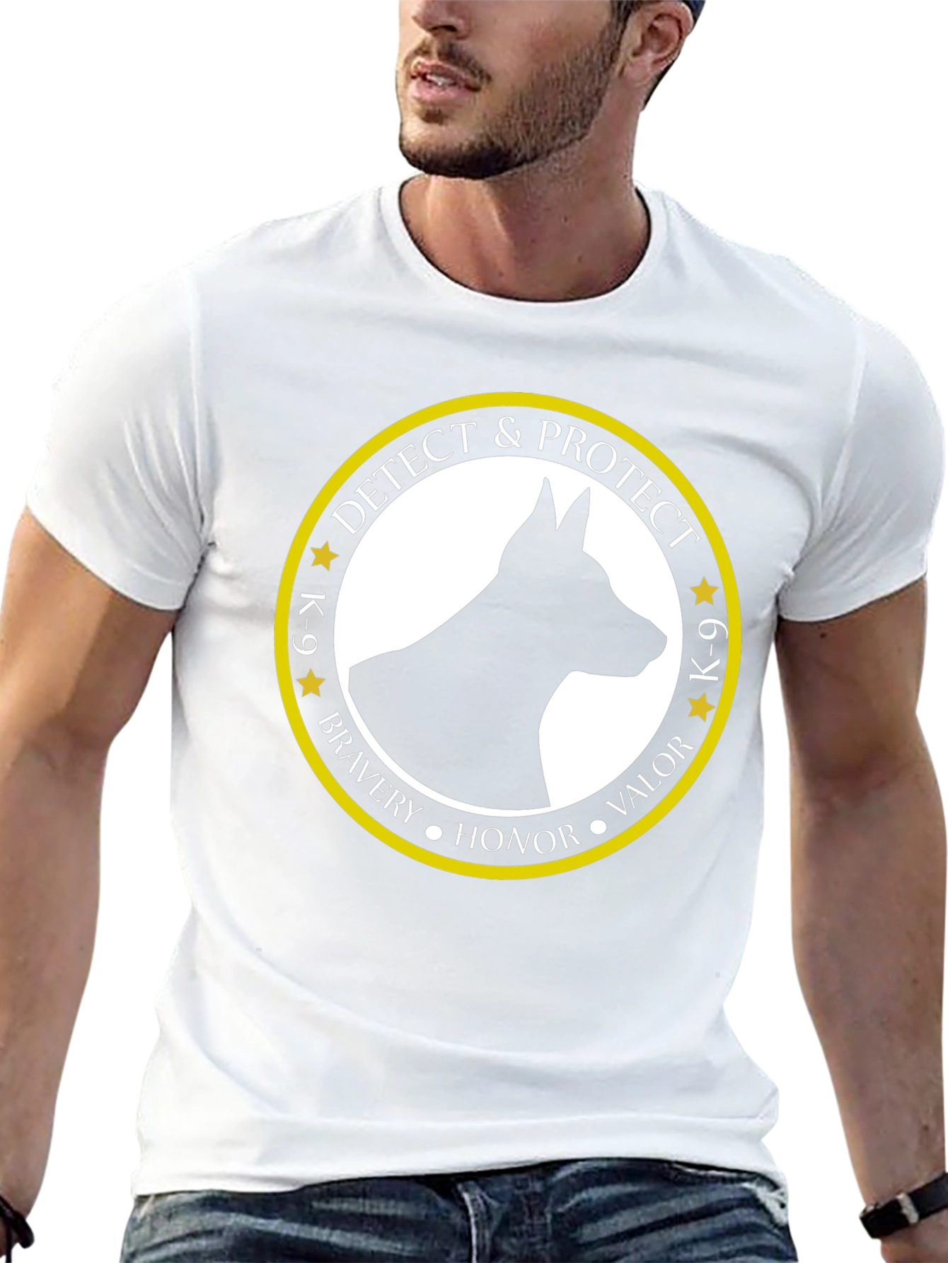 K-9 Detect & Protect Dog T-Shirt - Black