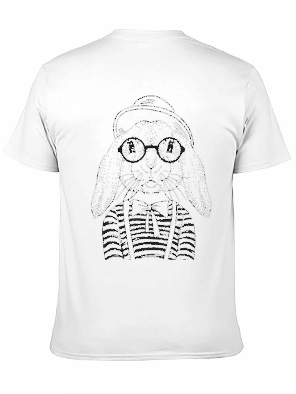 Rabbit with Hat and Glasses T-Shirt