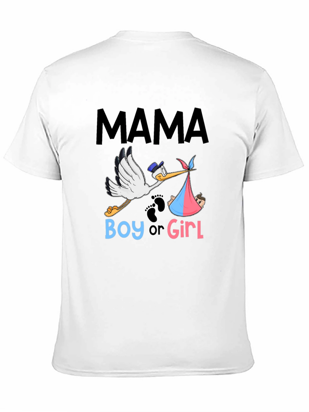 Mama Boy or Girl Gender Reveal T-Shirt
