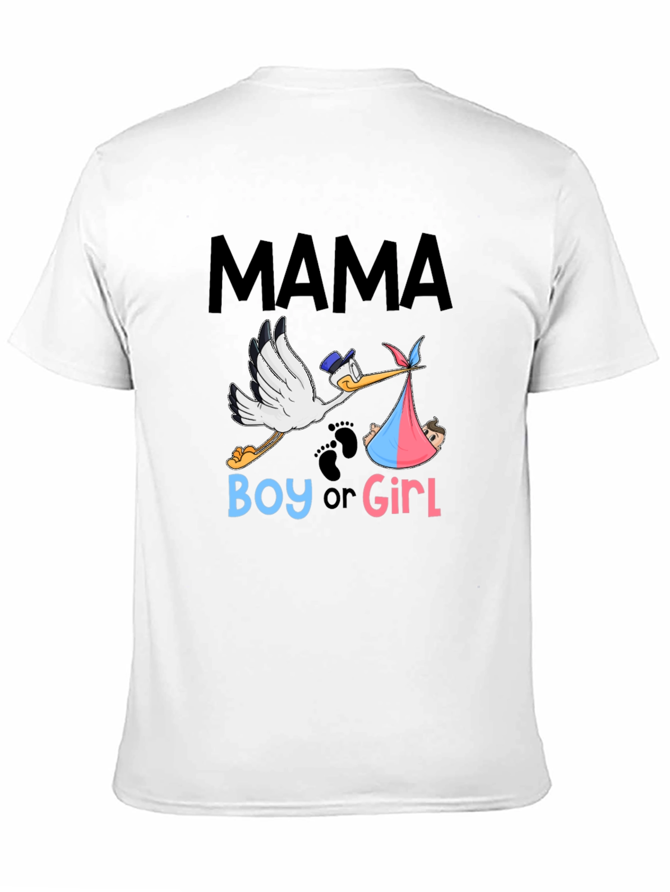 Mama Boy or Girl Gender Reveal T-Shirt