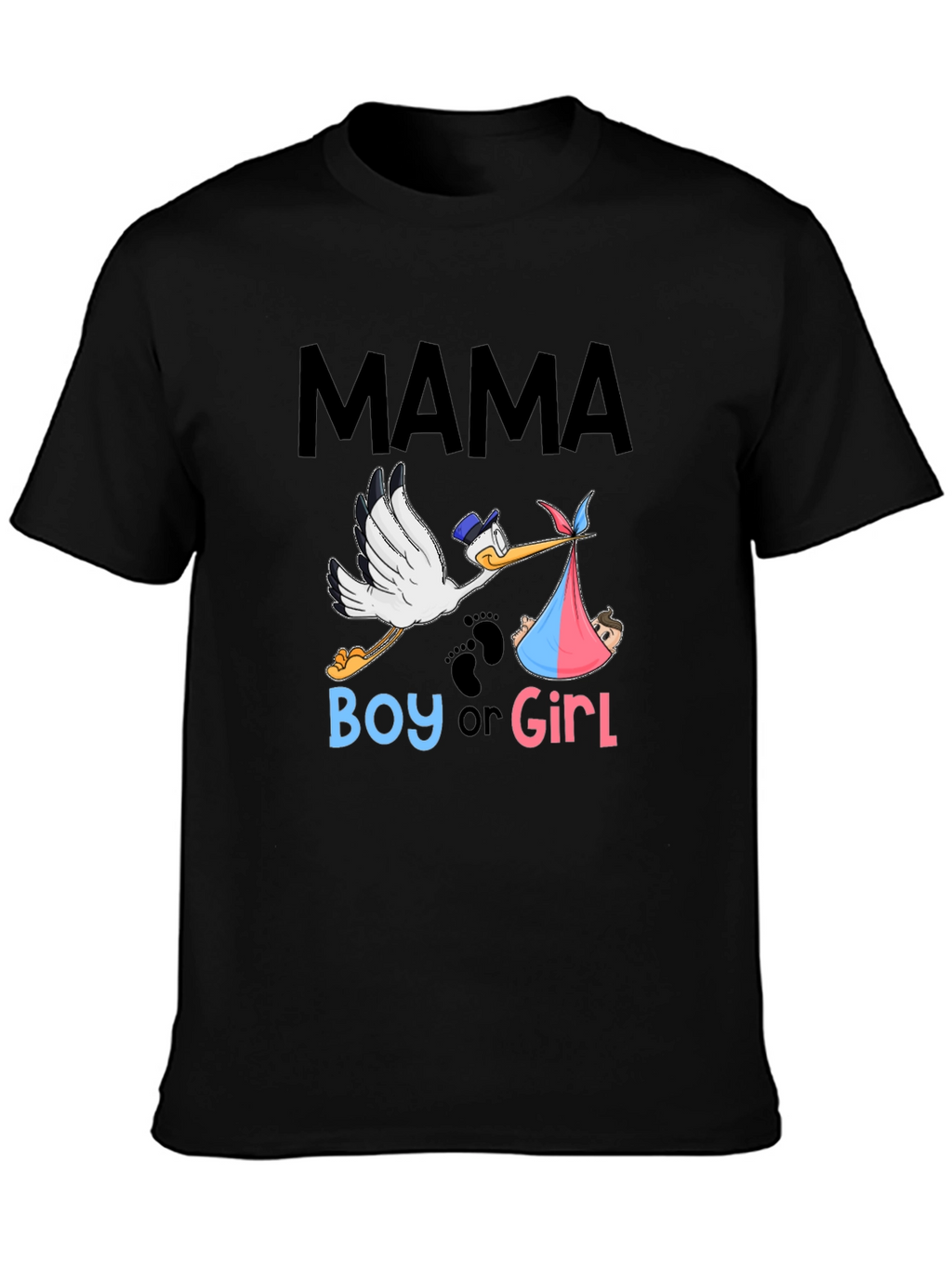 Mama Boy or Girl Gender Reveal T-Shirt