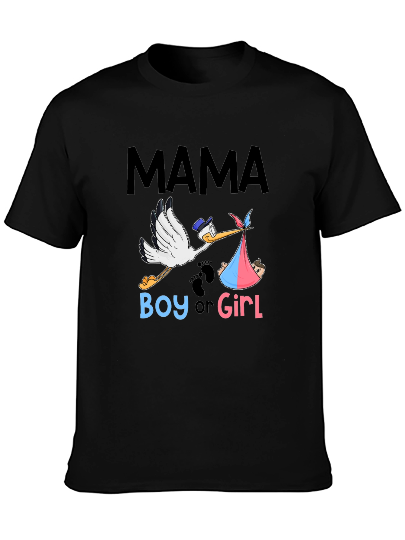 Mama Boy or Girl Gender Reveal T-Shirt