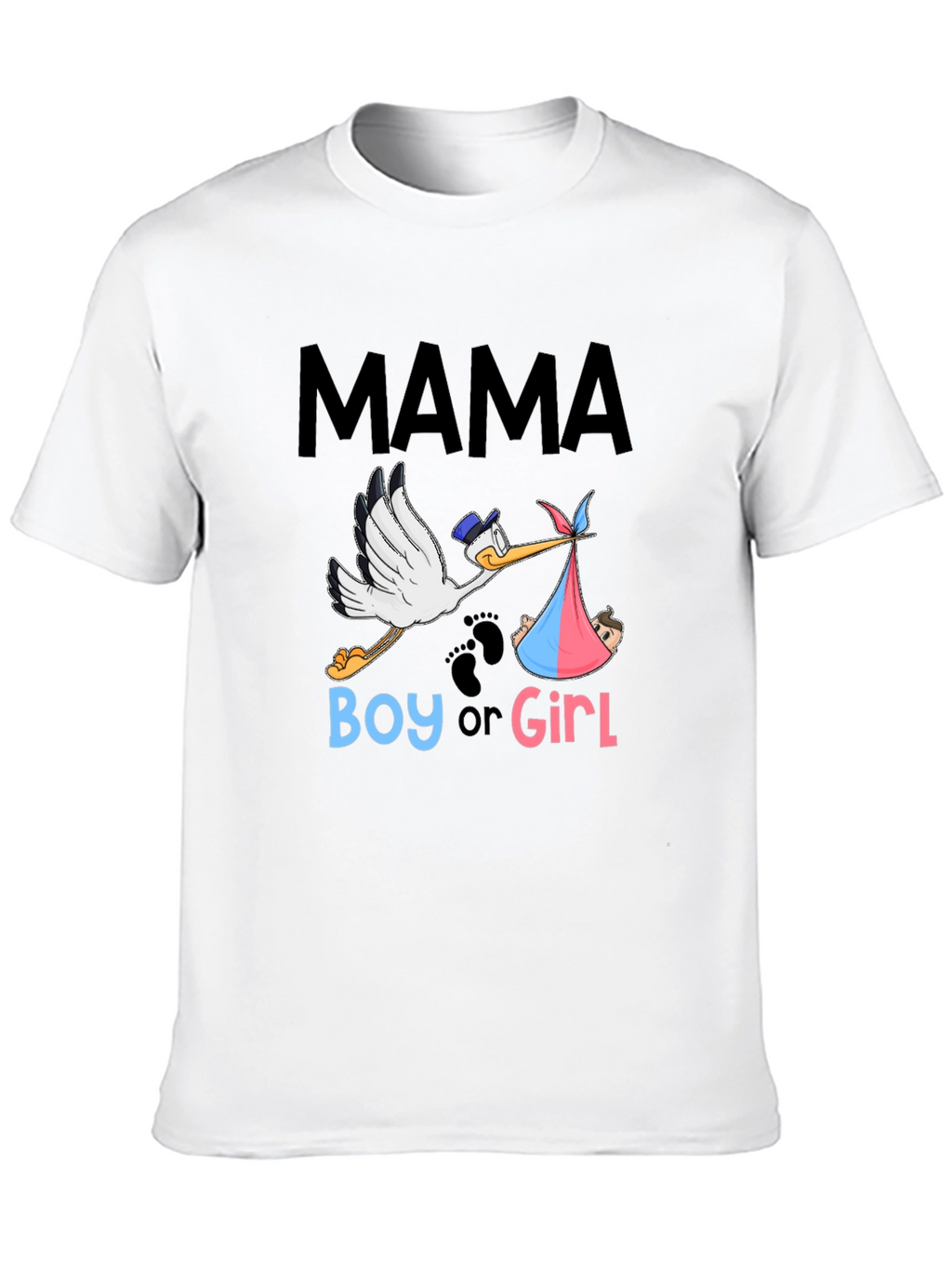 Mama Boy or Girl Gender Reveal T-Shirt