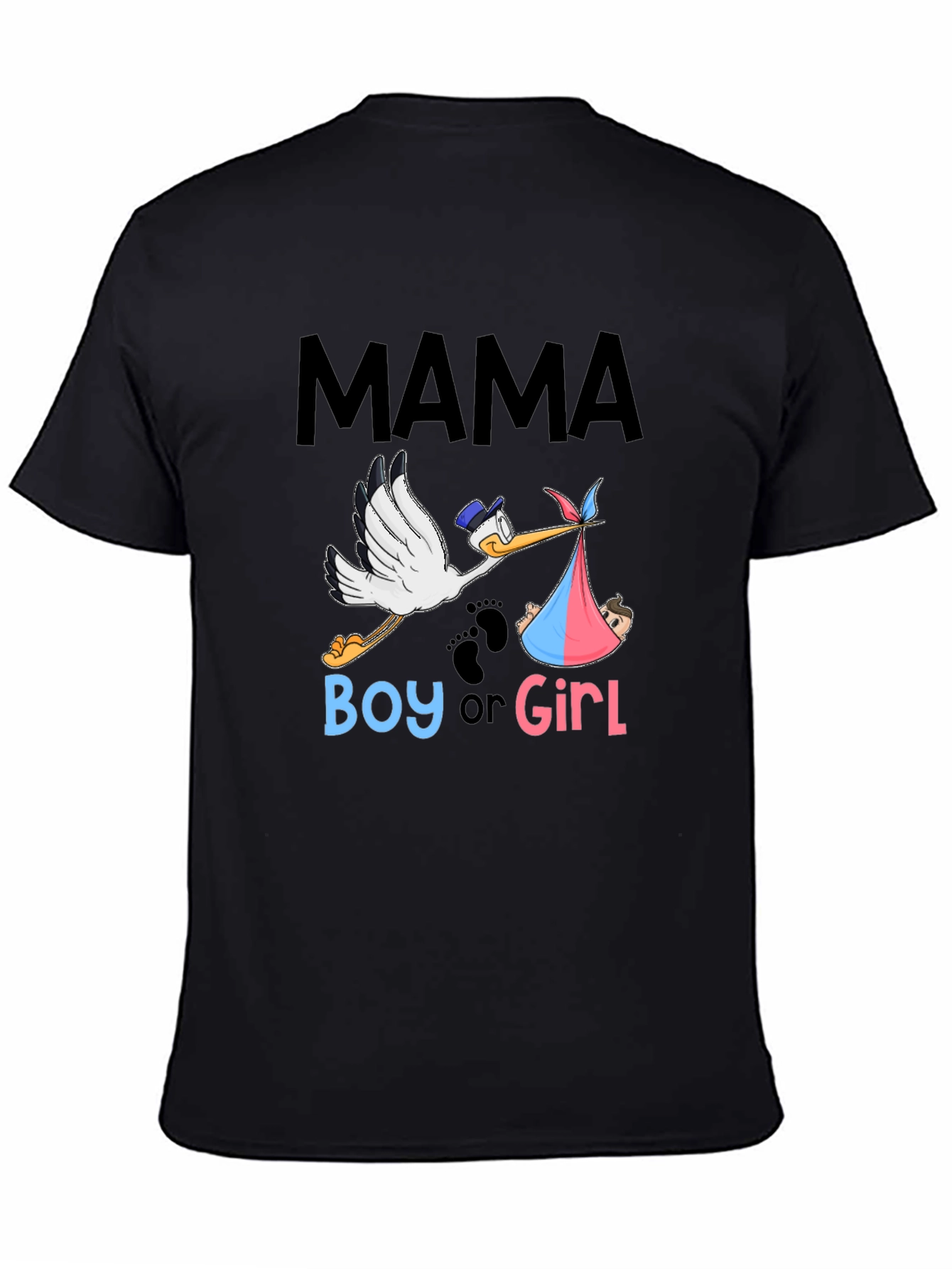 Mama Boy or Girl Gender Reveal T-Shirt