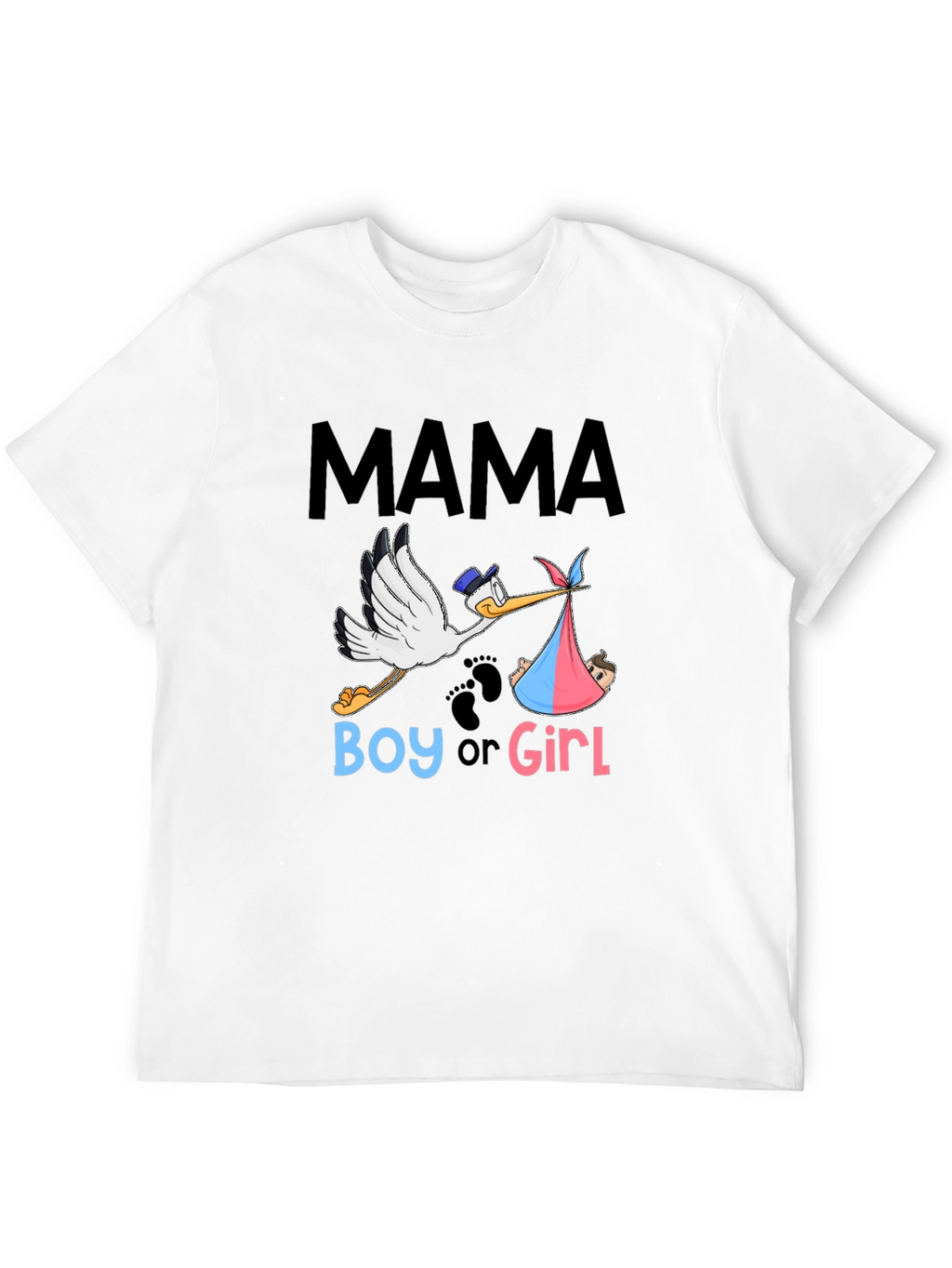 Mama Boy or Girl Gender Reveal T-Shirt