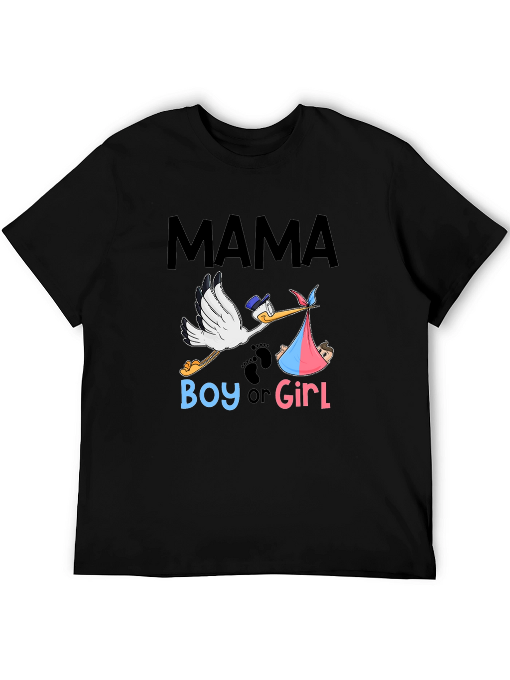 Mama Boy or Girl Gender Reveal T-Shirt