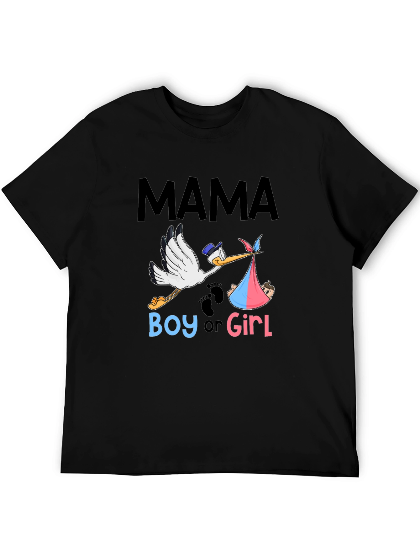 Mama Boy or Girl Gender Reveal T-Shirt