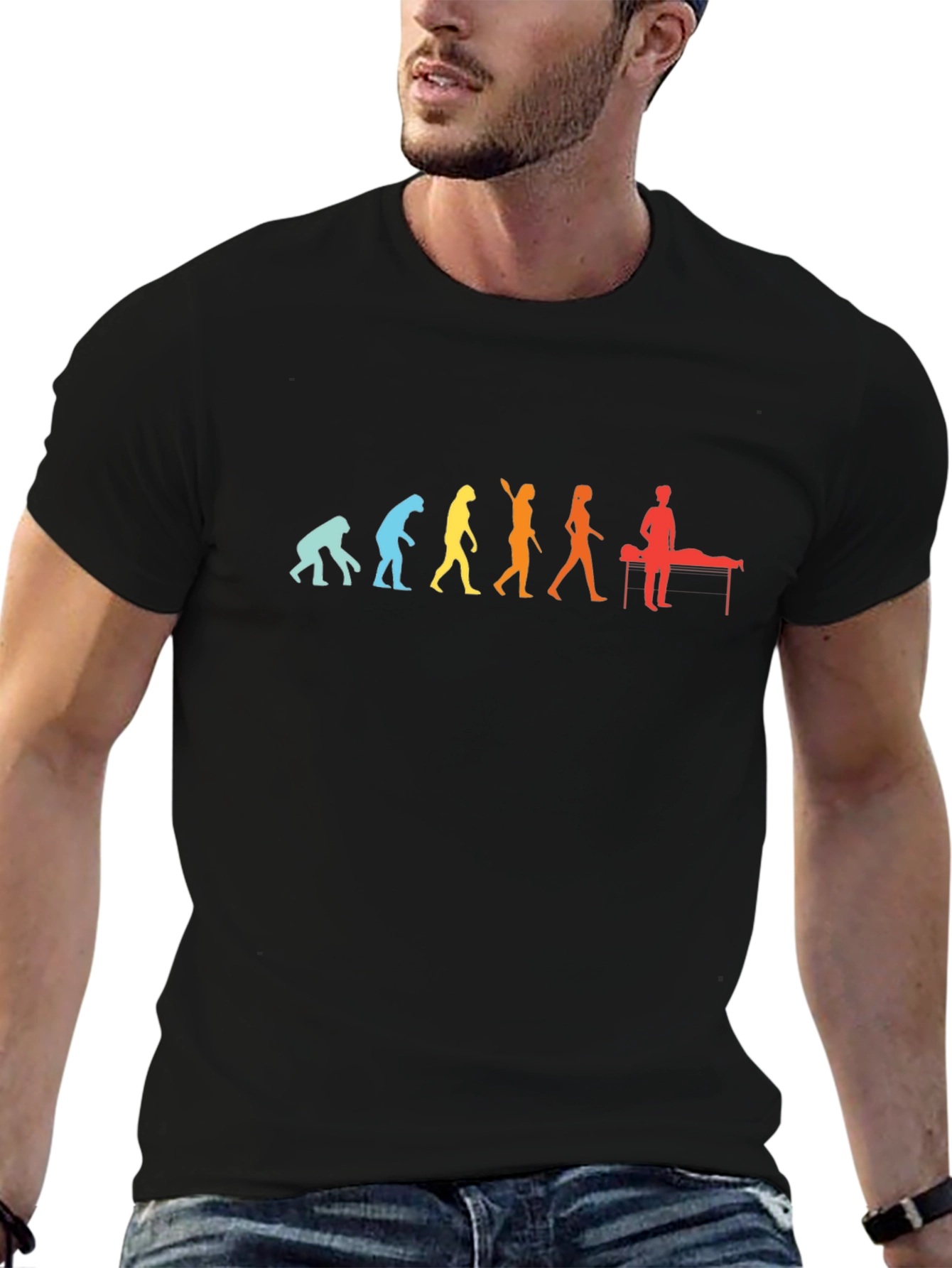 Evolution of Massage T-Shirt