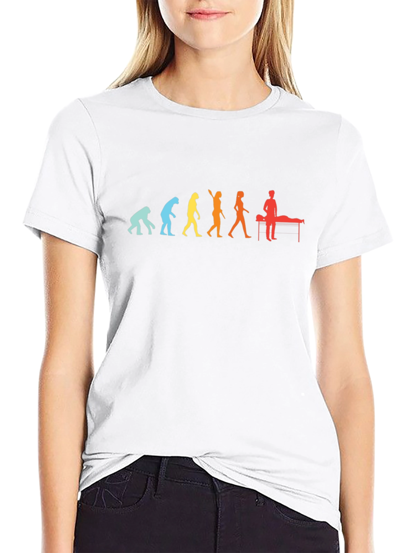 Evolution of Massage T-Shirt