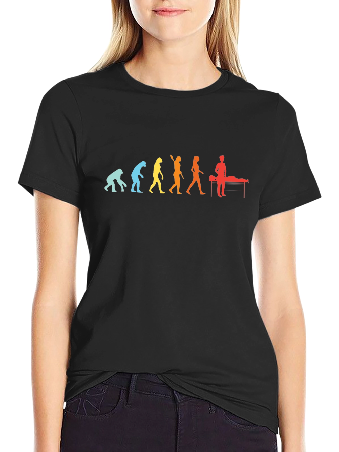 Evolution of Massage T-Shirt
