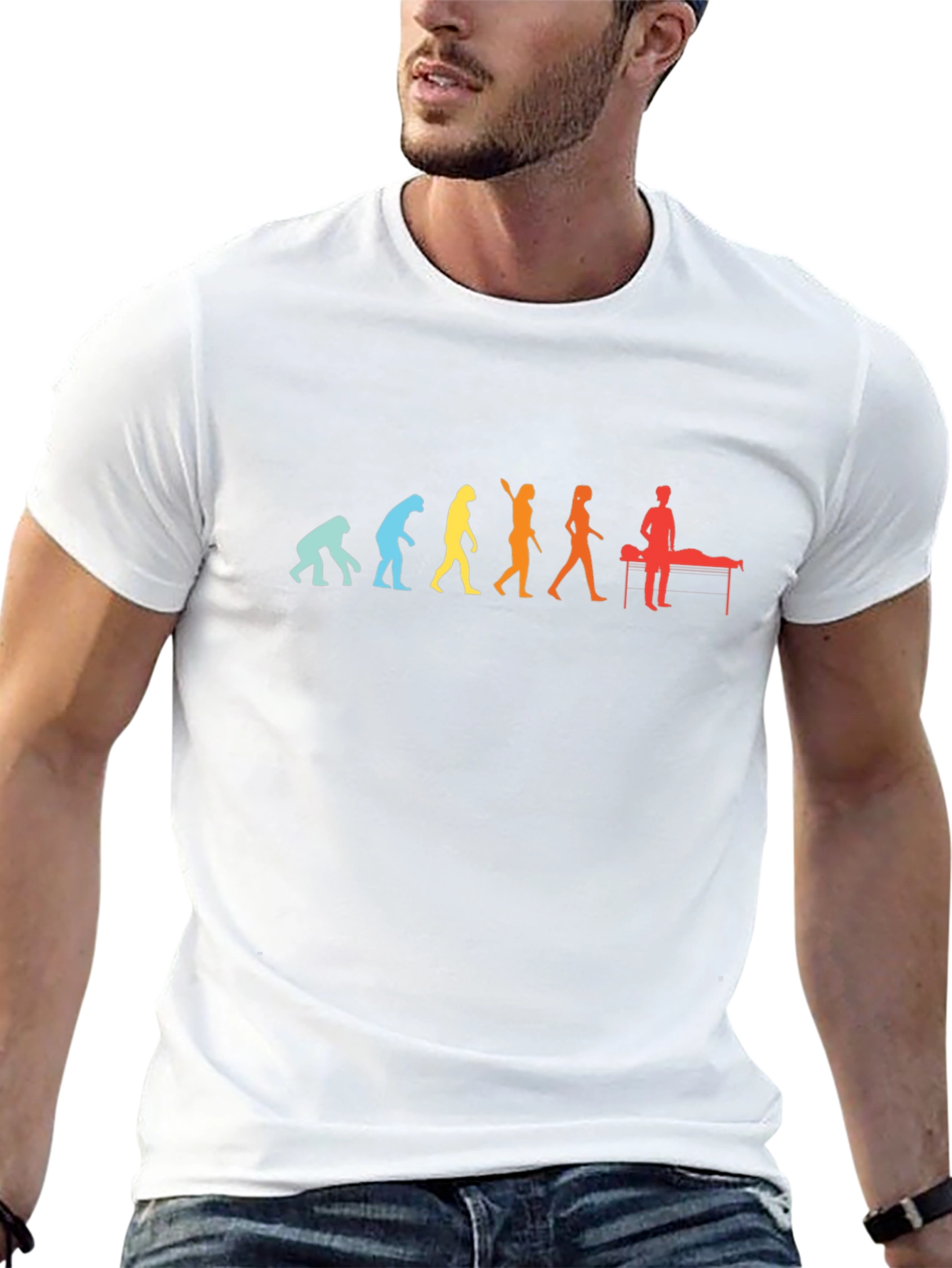 Evolution of Massage T-Shirt