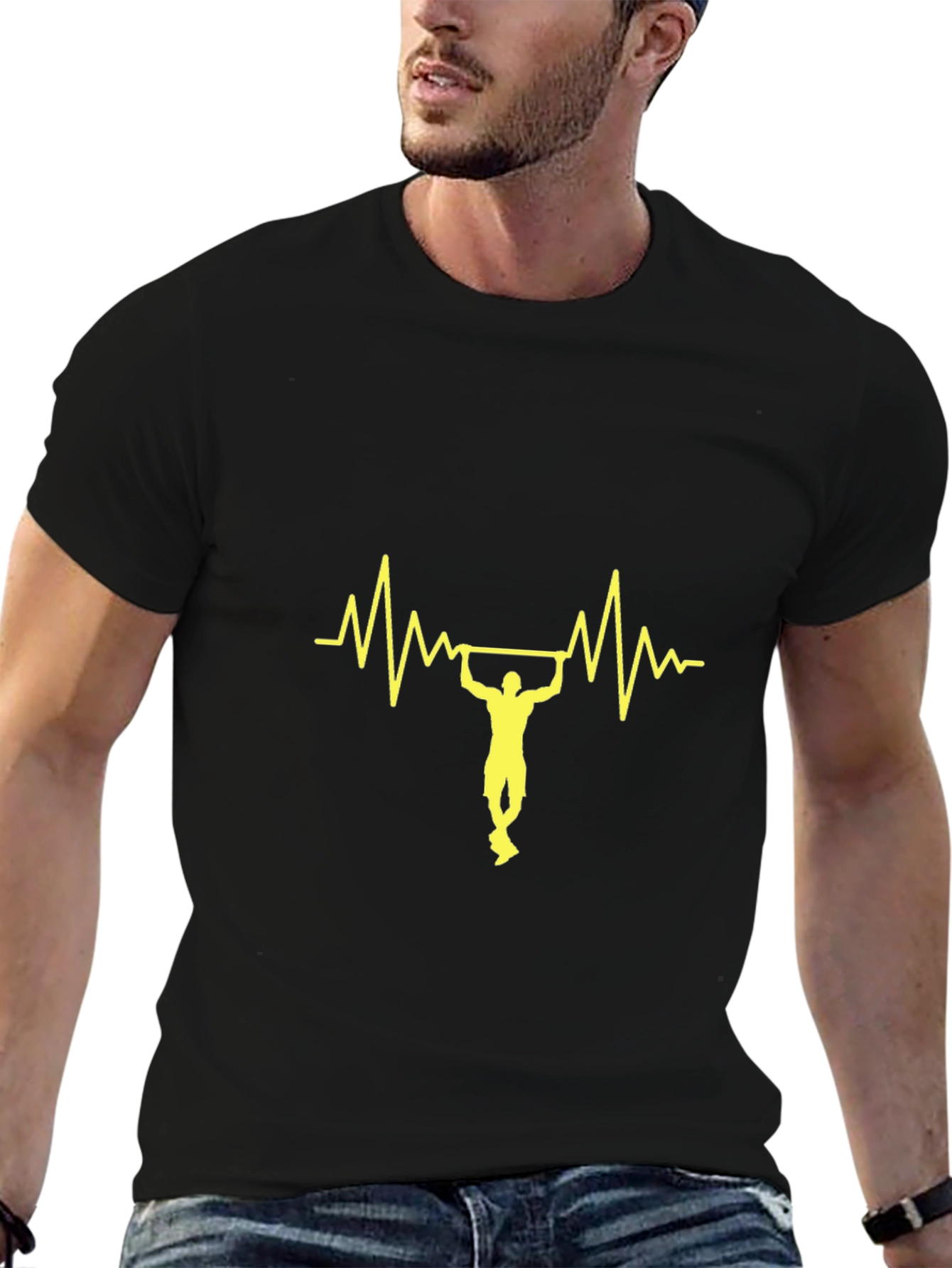 Pull-Up Heartbeat Graphic Tee