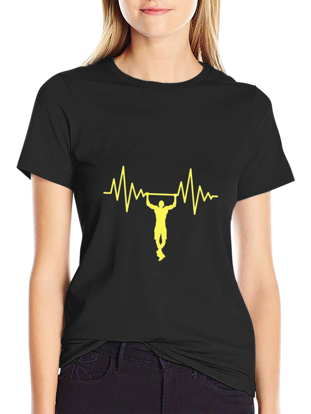 Pull-Up Heartbeat Graphic Tee