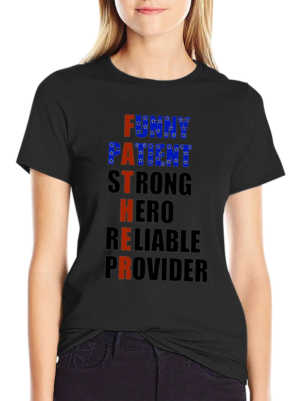 Fathers Day T-Shirt - Funny Patient Strong Hero