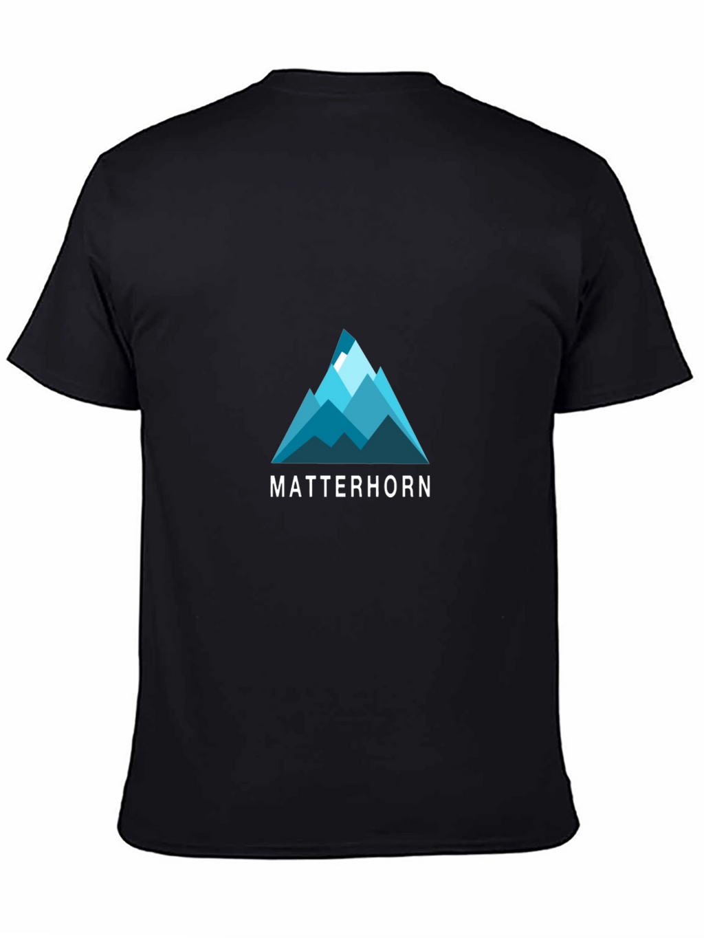 Matterhorn Mountain Graphic T-Shirt - Black