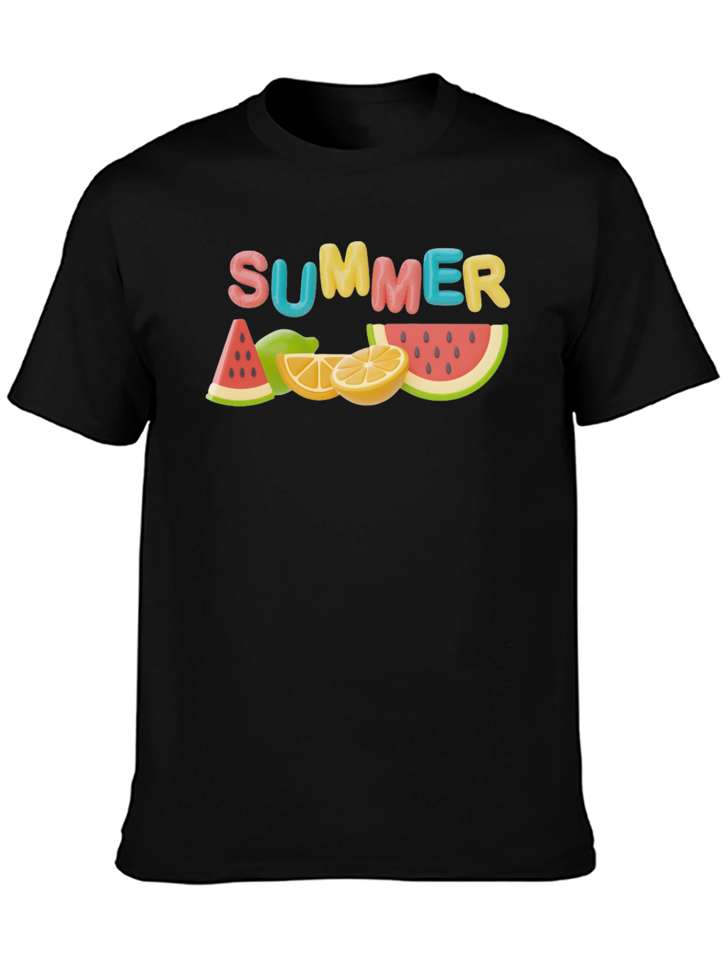 Summer Fruit Graphic T-Shirt