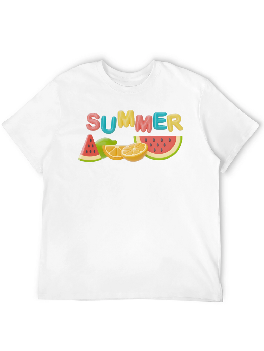Summer Fruit Graphic T-Shirt