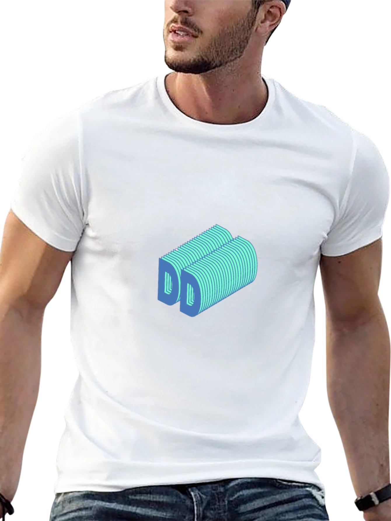 Modern DD Graphic Black T-Shirt