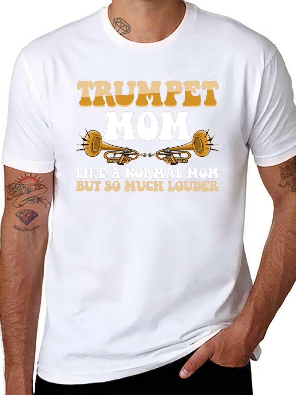 Trumpet Mom T-Shirt: Loud & Proud Musician Gift