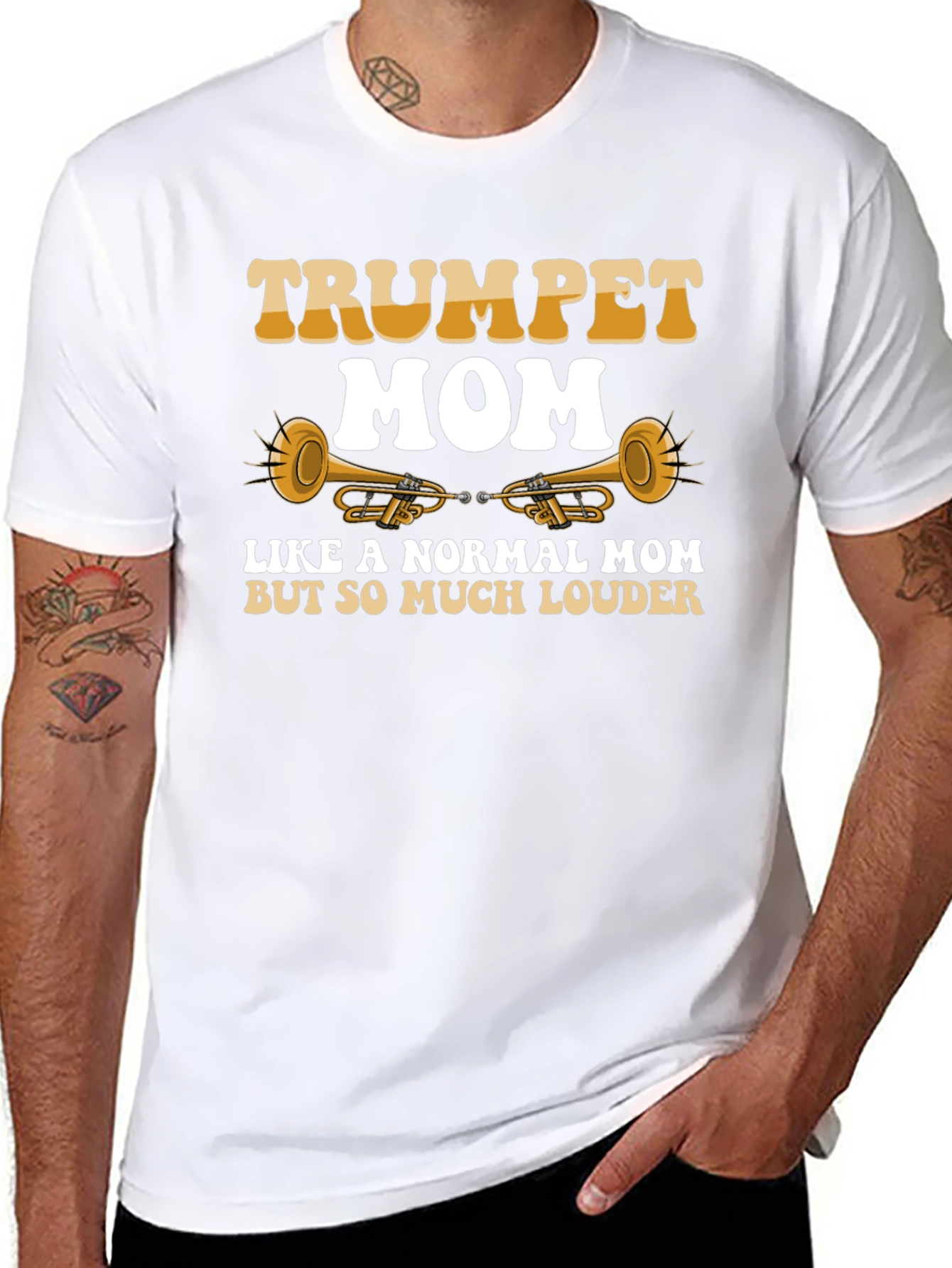 Trumpet Mom T-Shirt: Loud & Proud Musician Gift