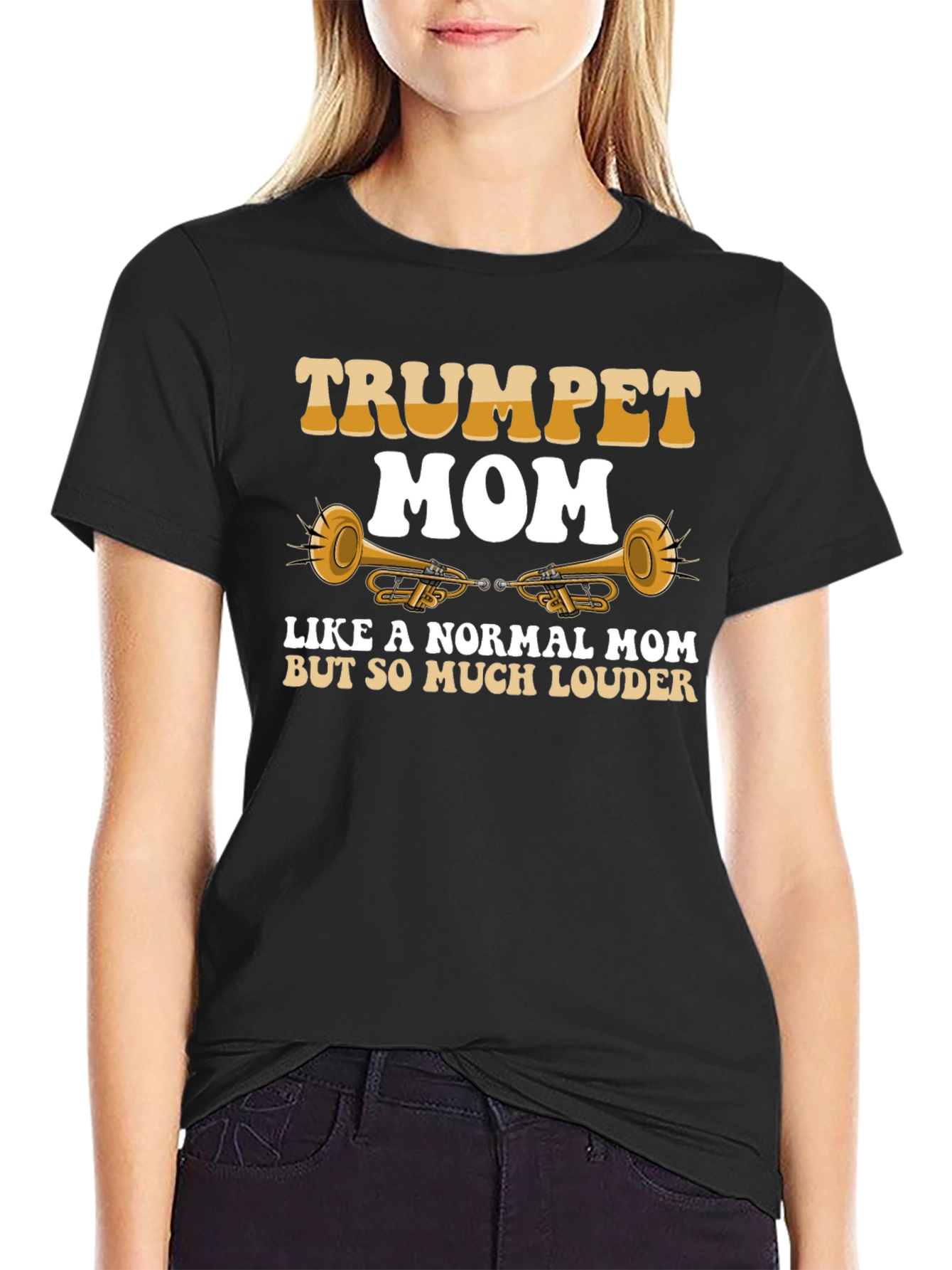 Trumpet Mom T-Shirt: Loud & Proud Musician Gift
