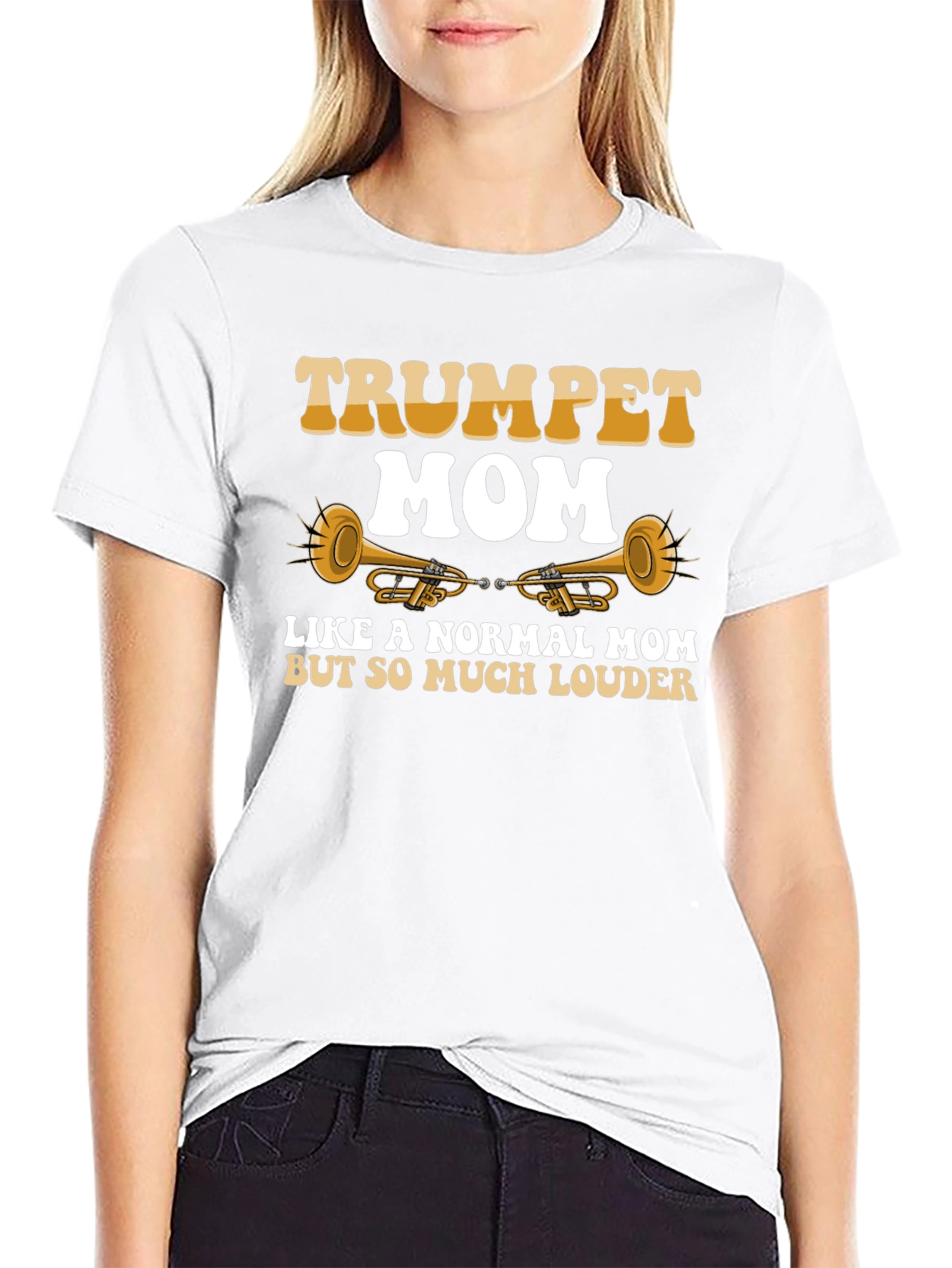 Trumpet Mom T-Shirt: Loud & Proud Musician Gift