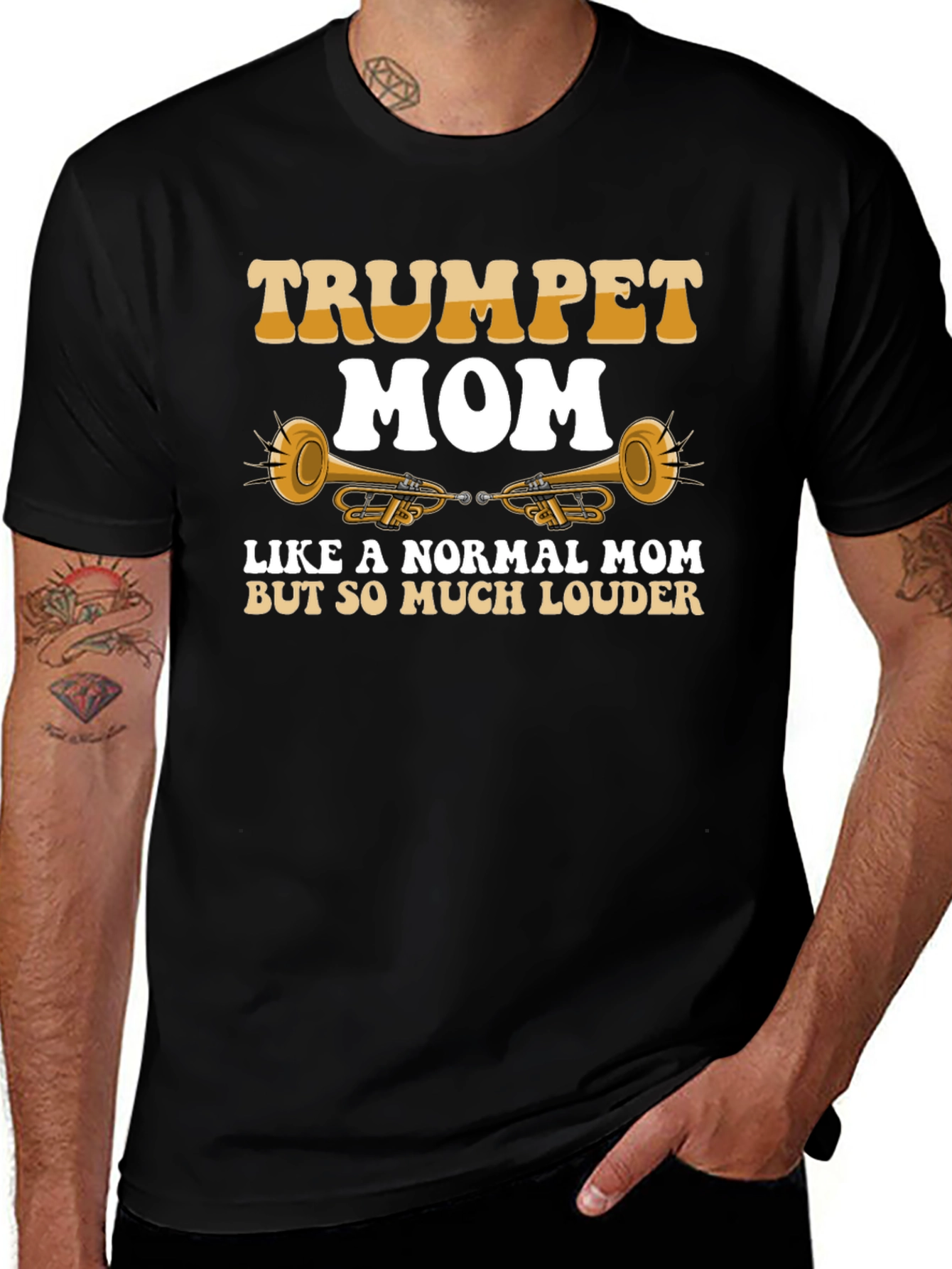 Trumpet Mom T-Shirt: Loud & Proud Musician Gift