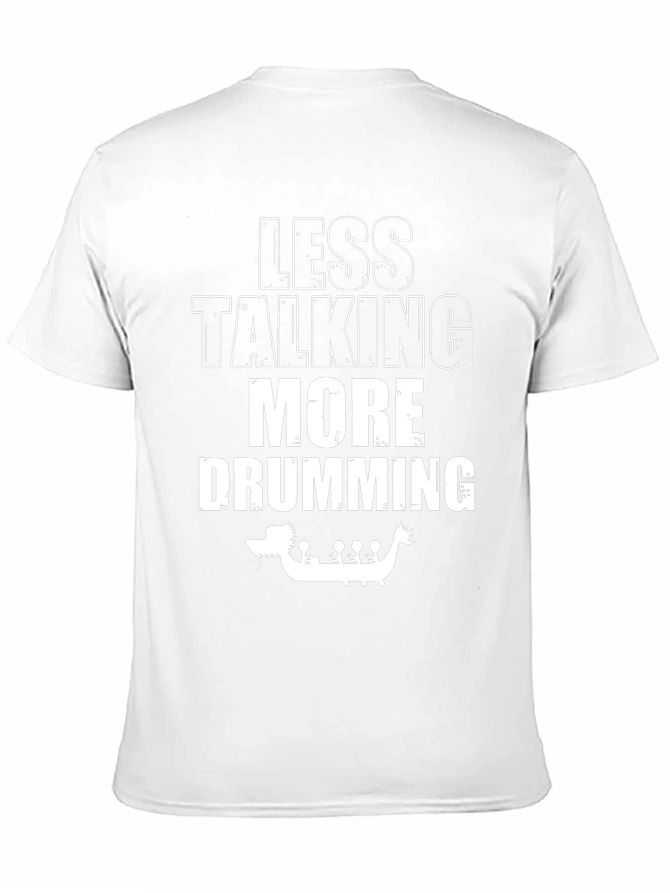 Less Talking More Drumming Black Graphic Tee