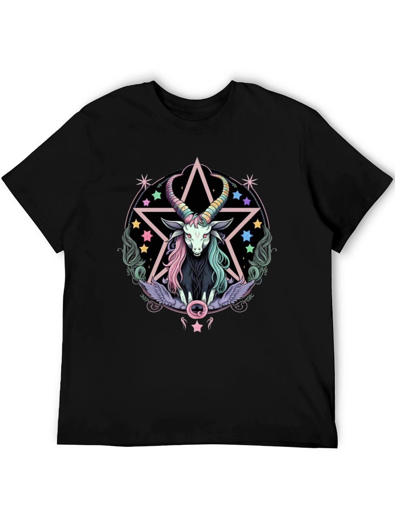 Baphomet Pentagram T-Shirt - Gothic Occult Tee