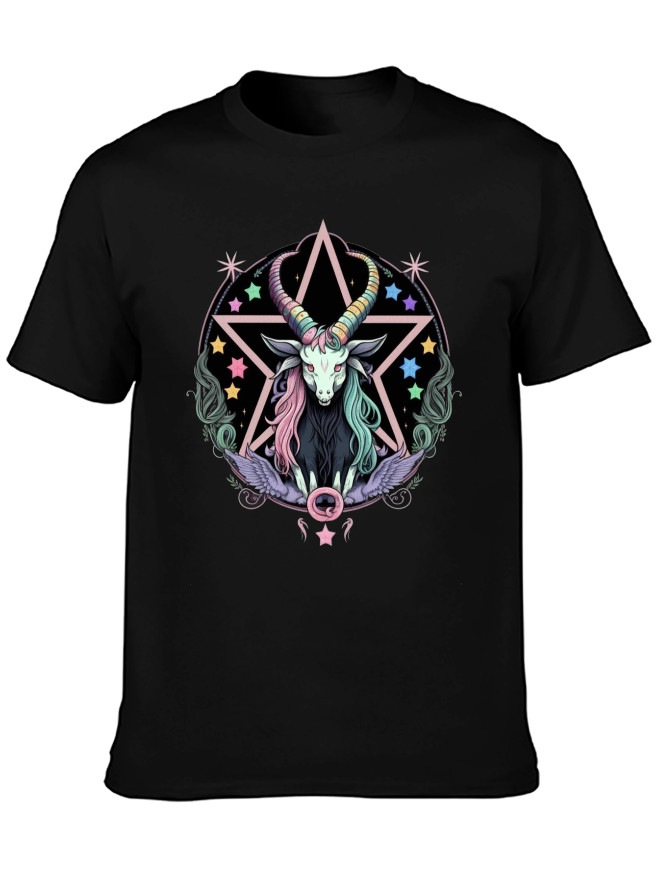 Baphomet Pentagram T-Shirt - Gothic Occult Tee