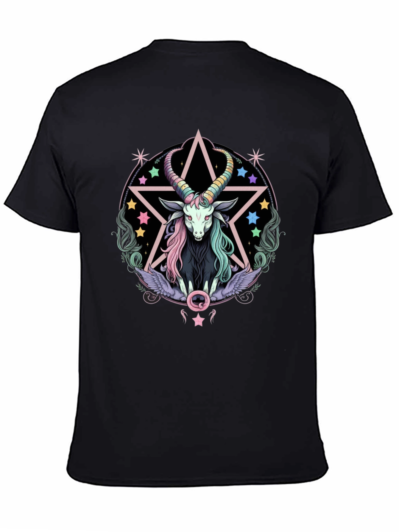 Baphomet Pentagram T-Shirt - Gothic Occult Tee
