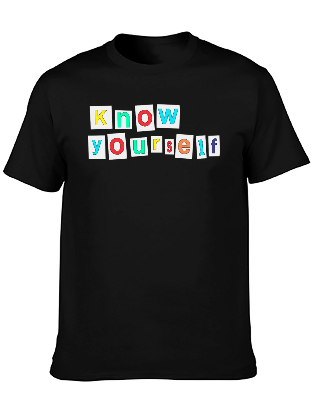 Know Yourself Graphic Tee - Black