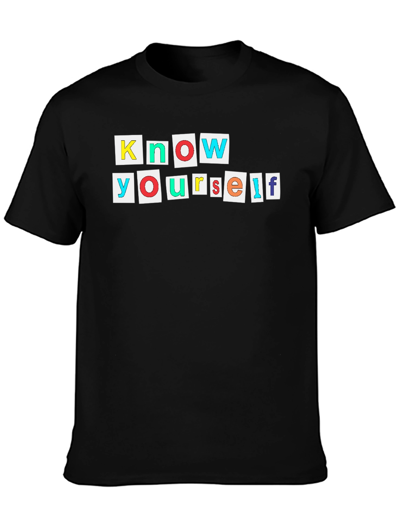 Know Yourself Graphic Tee - Black