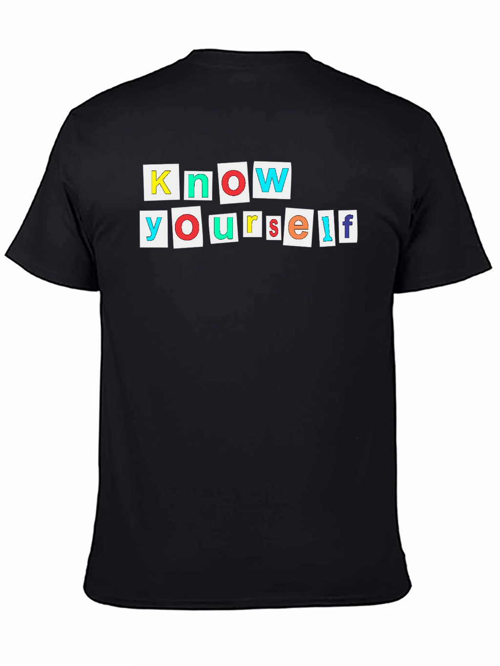 Know Yourself Graphic Tee - Black