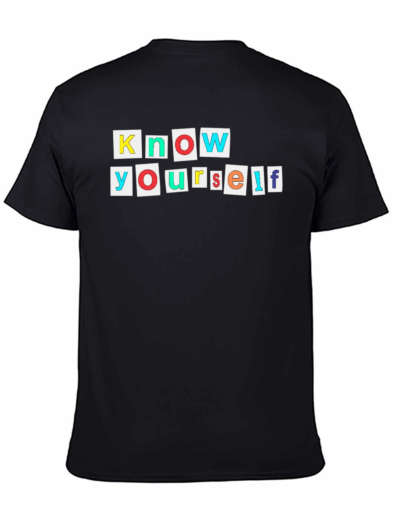 Know Yourself Graphic Tee - Black