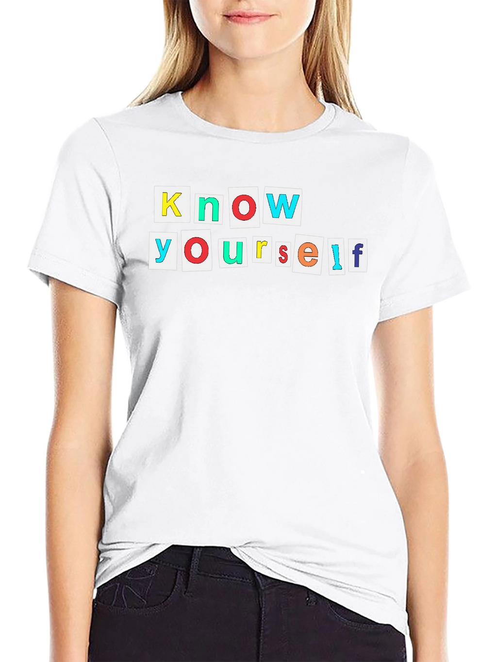Know Yourself Graphic Tee - Black