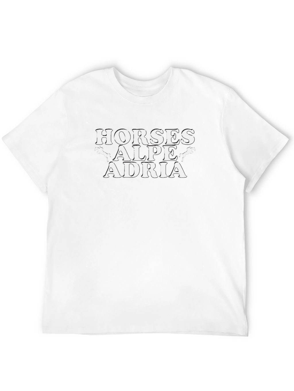 Horses Alpe Adria Black T-Shirt