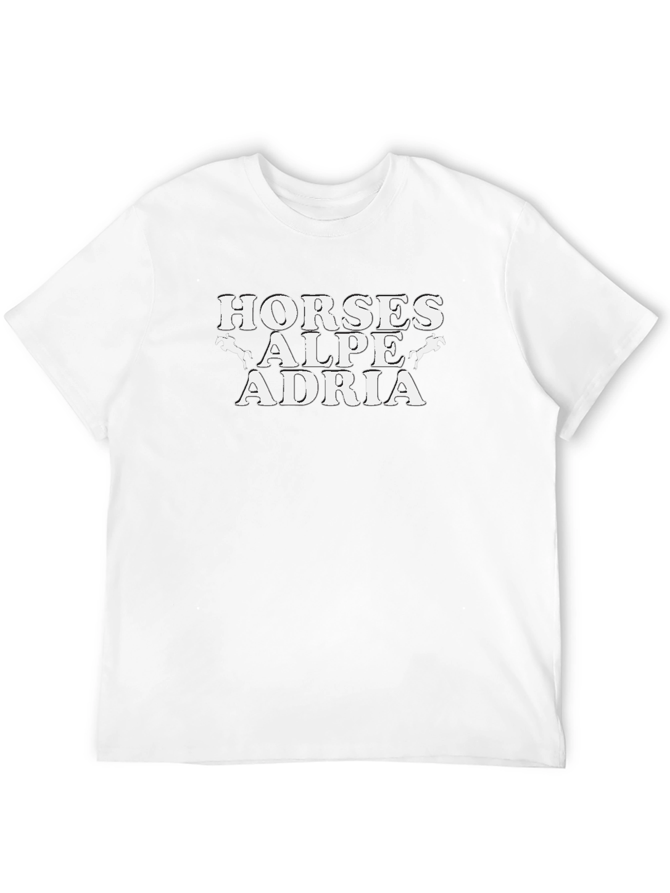Horses Alpe Adria Black T-Shirt